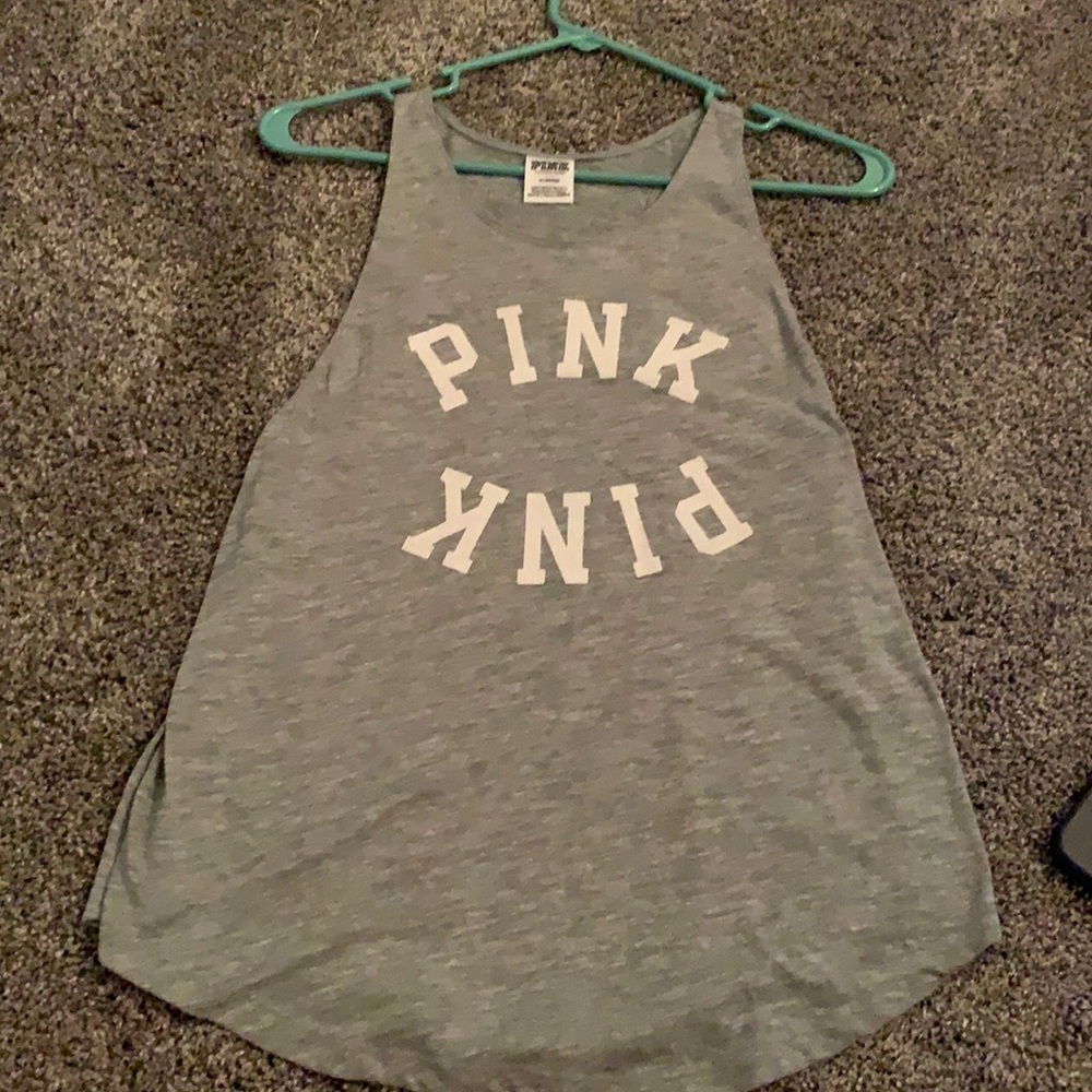 Pink Green tank top